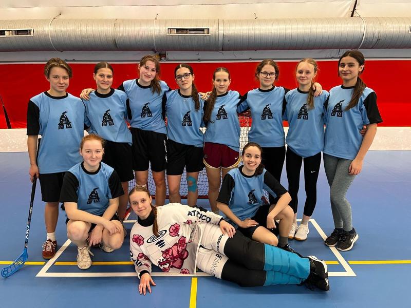 Poprask florbal dívky